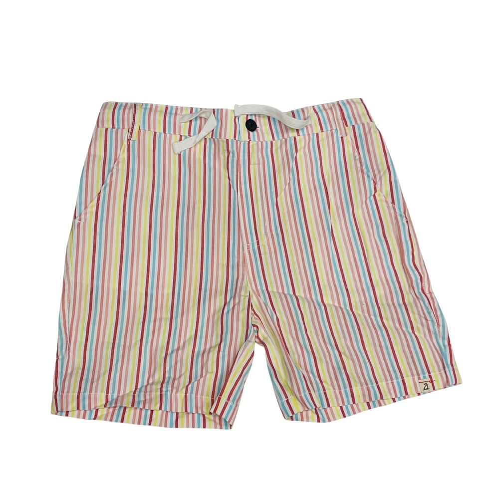 NWT Me & Henry London Size 4/5Y Candy Striped Seersucker Crew Shorts